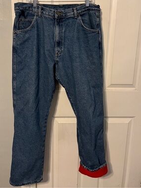 Wrangler Rugged Wear Thinsulate Lined Jeans 38 x 30